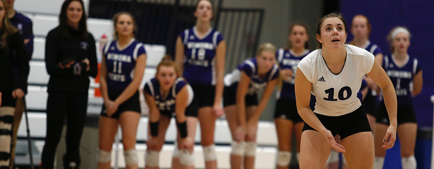 Winona State University Volleyball team